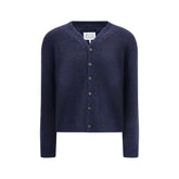 Margiela Blue Wool Cardigan